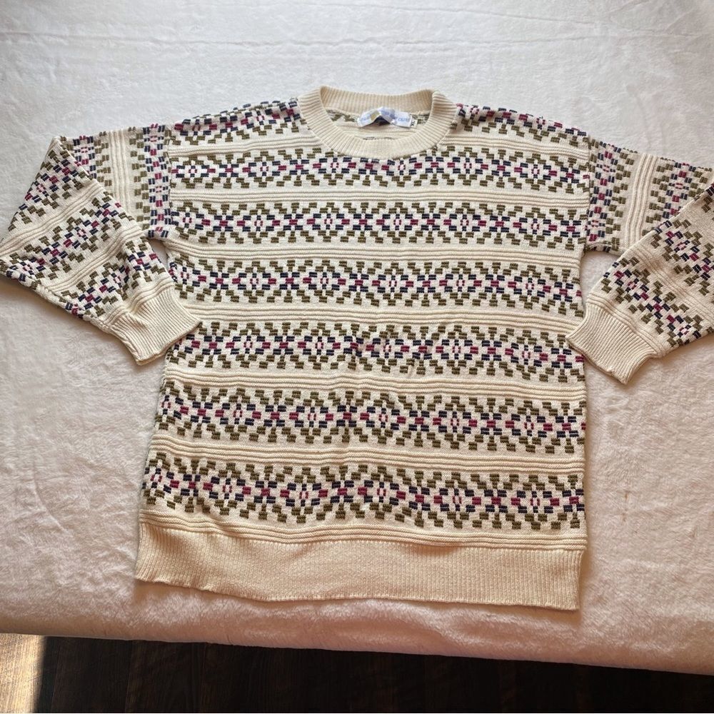 American Crew Club Vintage Crew Neck Sweater Size XL